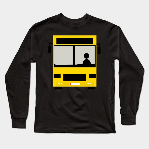 school bus Long Sleeve T-Shirt by Ahmed ALaa